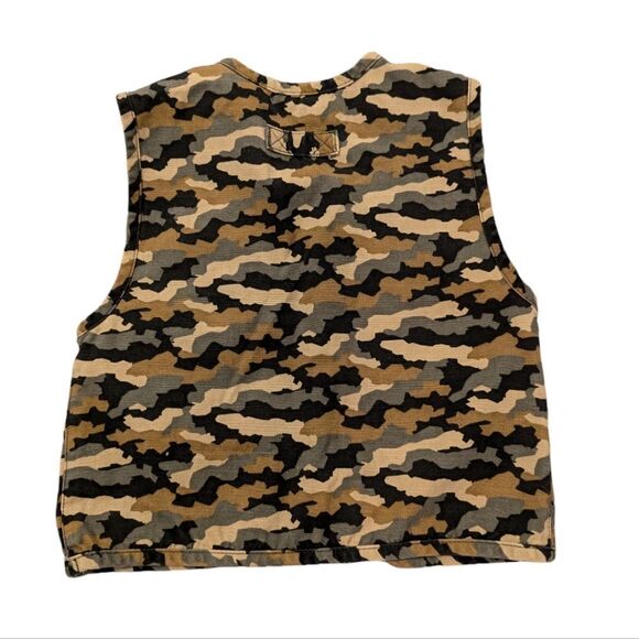 Boys‎ vintage Faded Glory Camo vest cargo jacket size 18 months - Picture 6 of 6